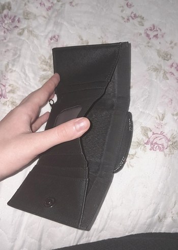 David Polo Siyah Fermuarlı Kadın Cüzdanı - Görsel 6