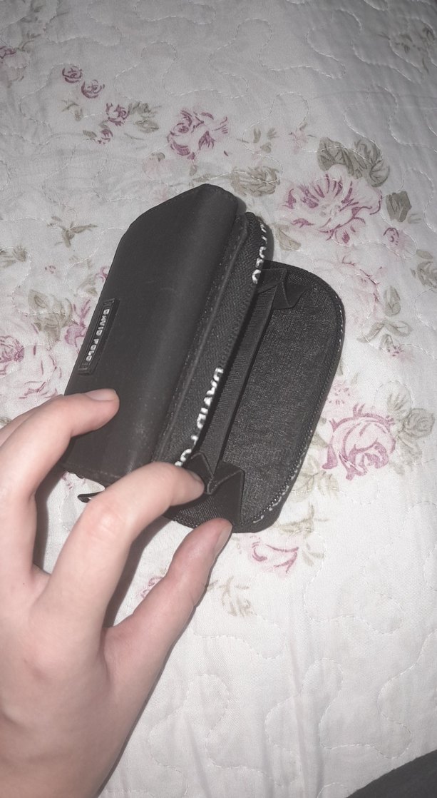 David Polo Siyah Fermuarlı Kadın Cüzdanı - Görsel 3