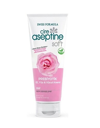 Cire Aseptine Probiyotik Gül Krem 75 ml