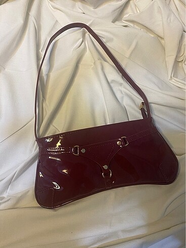  Beden Cherry Red Rugan Baget Çanta
