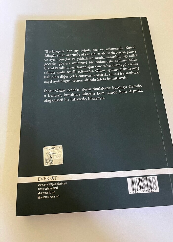 İhsan Oktay Anar Tiamat kitap - Görsel 2