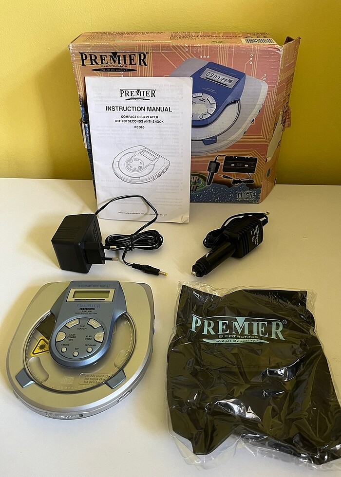 Premier Kutusunda Discman CDPlayer PCD80 - Görsel 3