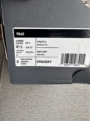 37 Beden New balance 9060