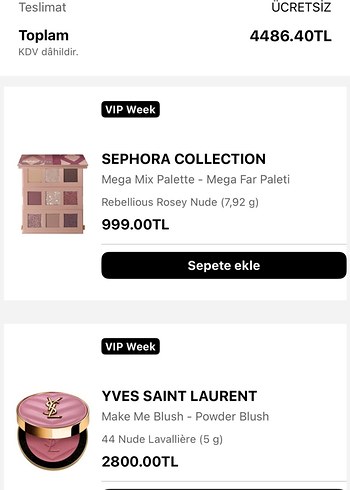 Sephora Sephora Far Paleti