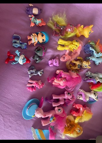 Beden My Little Pony ve minik oyuncaklar Seti