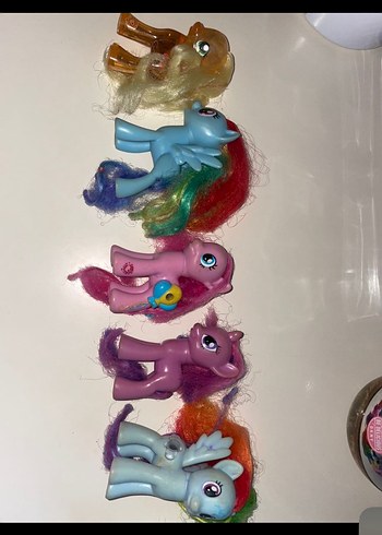  Beden Renk My Little Pony ve minik oyuncaklar Seti