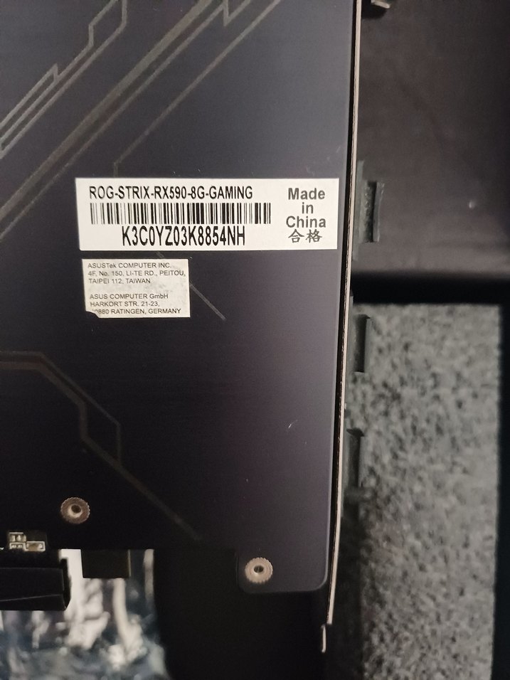 ASUS ROG STRİX RX 590 8GB 256 BİT - Görsel 3