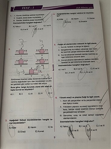 Beden Karekök tyt fizik soru bankası