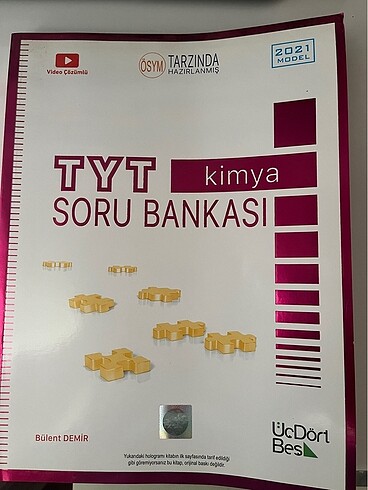 Üç dört beş tyt kimya soru bankası