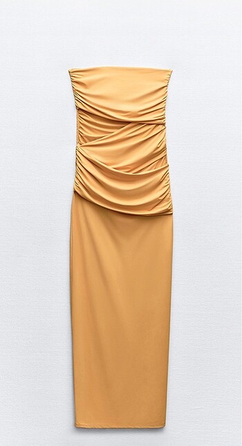 Zara Cut Out Detaylı Polimaid Elbise