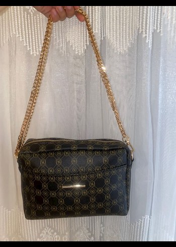 Altın Zincir Detaylı  Vakko Kadın Çanta - Görsel 3