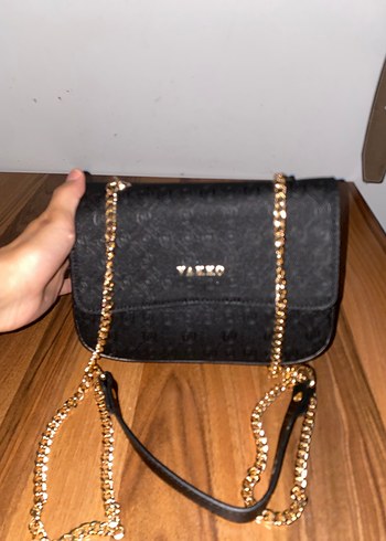 Varko Siyah Deri Kadın Çanta - Görsel 2