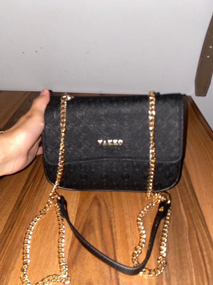 Varko Siyah Deri Kadın Çanta - Görsel 2