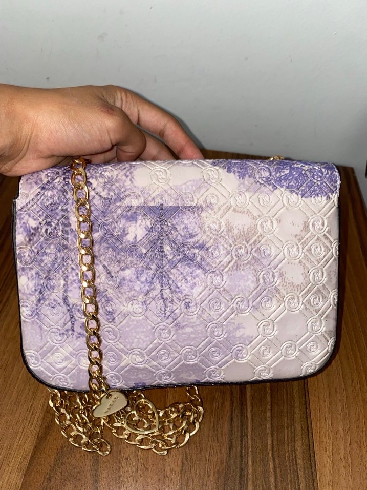 Vakko Mor Zincir Detaylı Parisli Bohem Çanta - Görsel 2