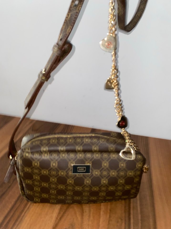 vakko Zincir Detaylı Kahverengi Deri Kadın Çanta - Görsel 2