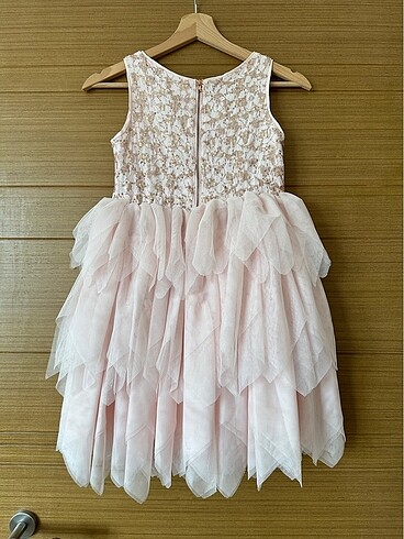 H&M Hm kız çocuk pembe abiye elbise