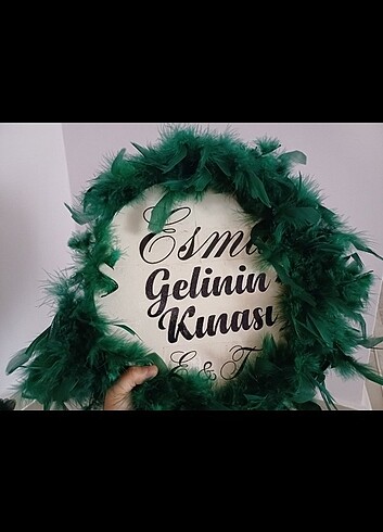 Yazilar sökülebilir. Gelin defi /tefi