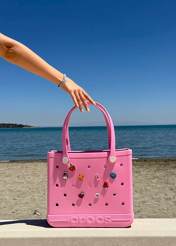 Crocs Pembe Plaj Çantası