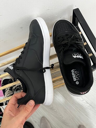 37 Beden siyah Renk US POLO spor ayakkabı