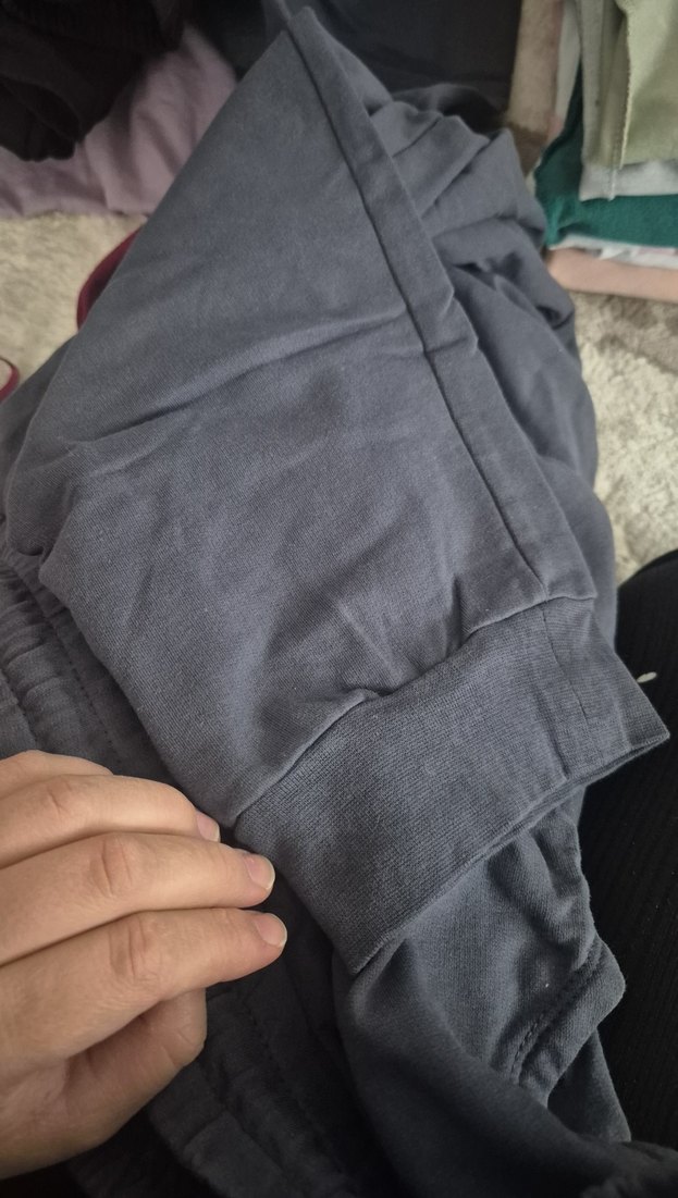 Gri Erkek Rahat Kesim Eşofman Altı - Görsel 3