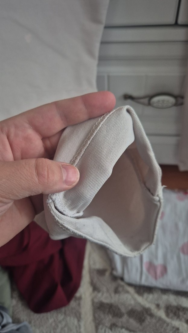 Bej Kadın Keten Rahat Kesim Eşofman - Görsel 2