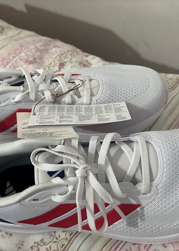 Adidas Erkek Beyaz Elastik Bağcıklı Spor Ayakkabı - Görsel 3