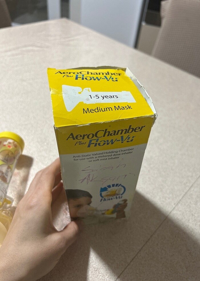 Orjinal AeroChamber ilaç çekme solunum odacığı -üretim yeri Kana - Görsel 3