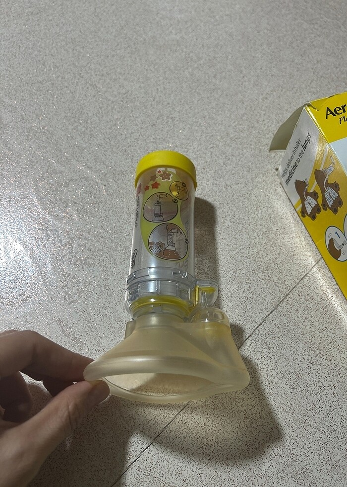 Orjinal AeroChamber ilaç çekme solunum odacığı -üretim yeri Kana - Görsel 2