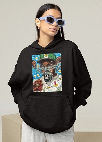 3 İPLİK UNISEX OVERSIZE HOODIE 
