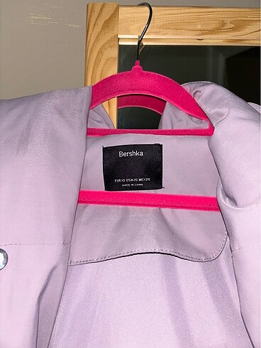 xs Beden Bershka lila mont