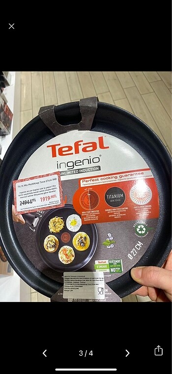 Tefal Tefal ingeio krep tavası