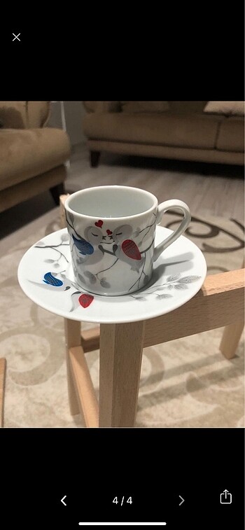  Beden çeşitli Renk 2li Fincan takımı