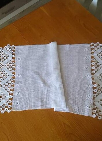  Beden beyaz Renk El işi dantel çok amaçlı örtü-rannır.