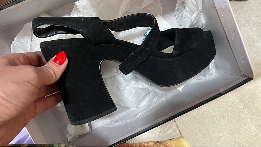 Nine west kalın topuklu