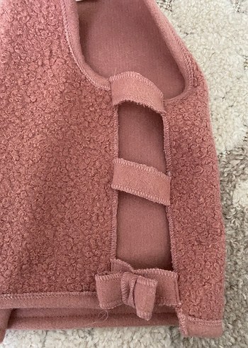 Kız Çocuk Pembe  Kolsuz Yelek - Görsel 2