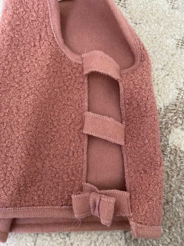 Kız Çocuk Pembe  Kolsuz Yelek - Görsel 2