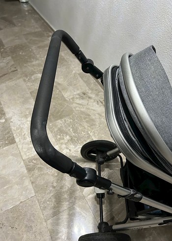 Gri Bebek Arabası - Görsel 6