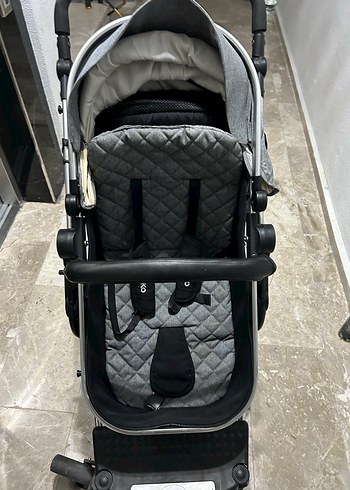 Gri Bebek Arabası - Görsel 4