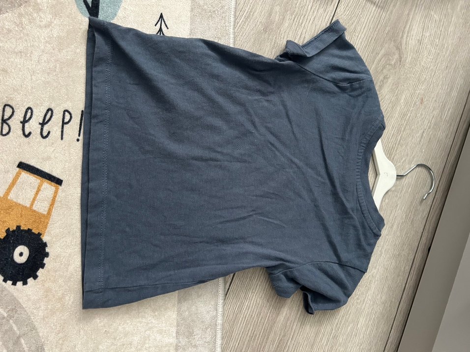 Gri Çocuk İçlik Tişört - Görsel 2