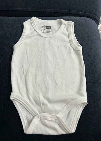 Baskılı Beyaz Bebek Atlet - Görsel 2