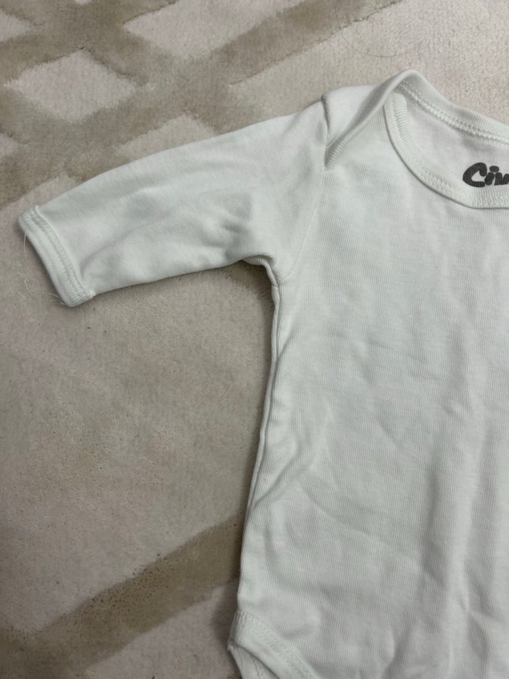 Civil Beyaz Baskılı Bebek Atlet - Görsel 3