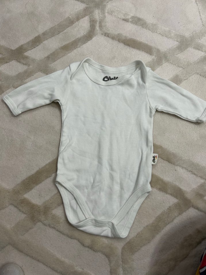 Civil Beyaz Baskılı Bebek Atlet - Görsel 5