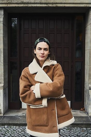 xs Beden Zara Çift Taraflı Kaban