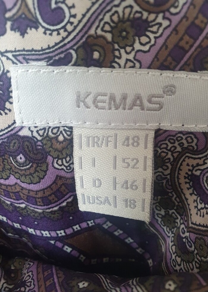 Elbise ( Üst beden ipek, alt krep kumaş) KEMAS - Görsel 4