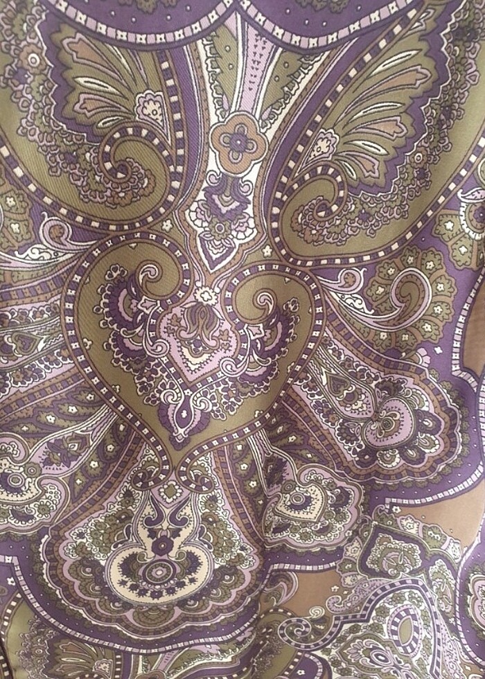 Elbise ( Üst beden ipek, alt krep kumaş) KEMAS - Görsel 5