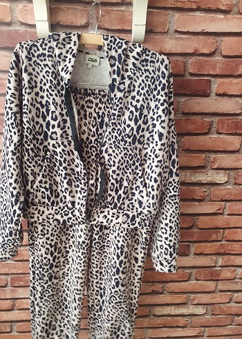 Leopar Desenli Kadın eşofman takımı - Görsel 2