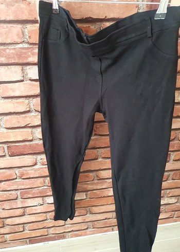 Siyah Belli Kadın Kumaş Pantolon - Görsel 4