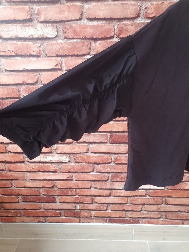 Siyah Kadın Uzun Kollu Sweatshirt  Mudo marka - Görsel 5