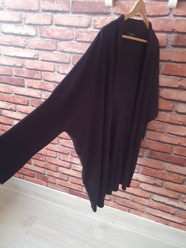 Siyah Salaş Kadın Hırka - Görsel 4