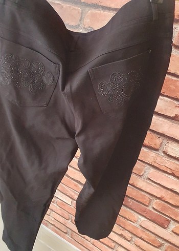 Siyah tayt pantolon - Görsel 5